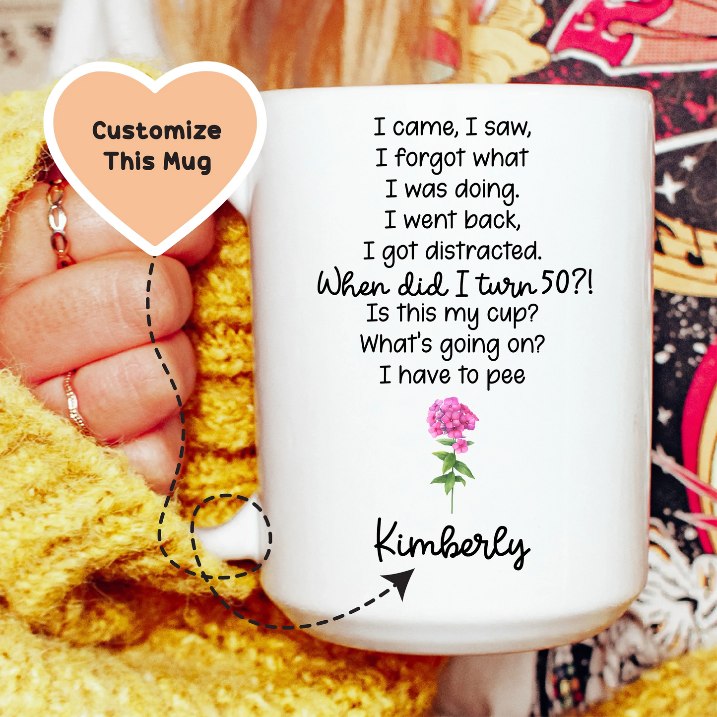 Taza de Cumpleaños Personalizada: Olvidé Lo Que Estaba Haciendo