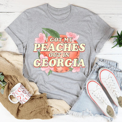 I Got My Peaches Out In Georgia Tee - Korvel