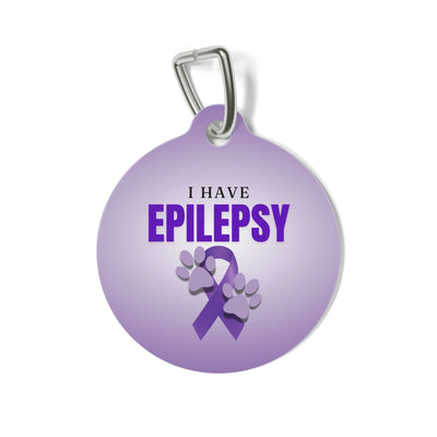 I Have Epilepsy Pet Tag - Durable Metal Design