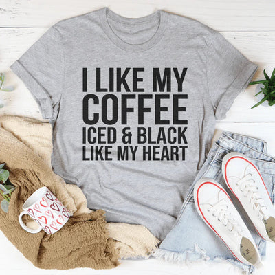 Iced Coffee Black Heart Tee