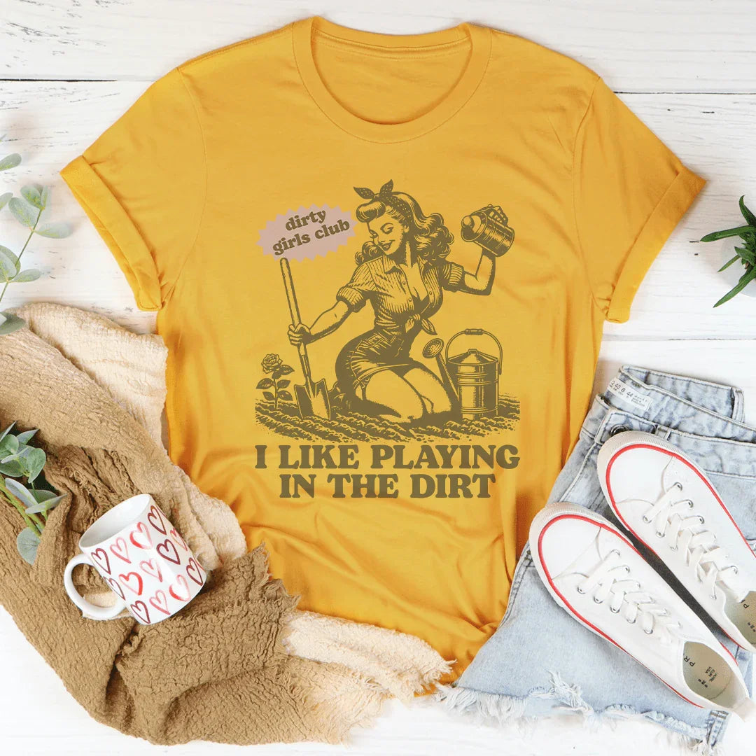 Me Gusta Jugar En La Tierra Camiseta