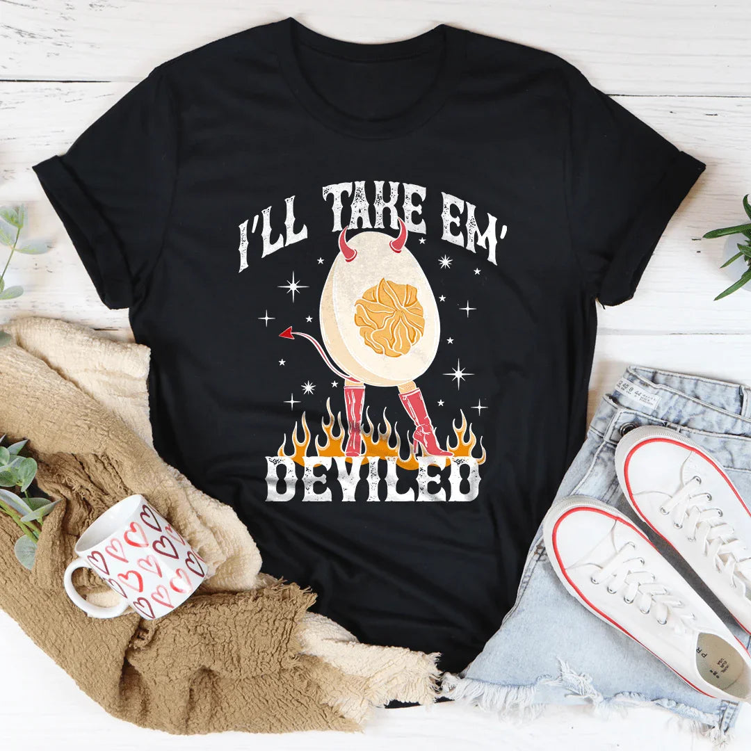 Camiseta "Me los llevo" endiablada