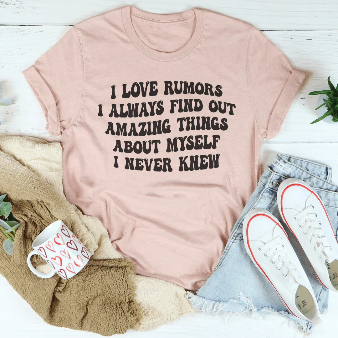 Camiseta Me encantan los rumores