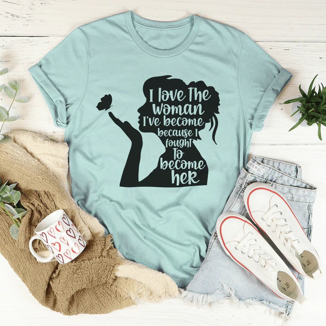 I Love The Woman I've Become Tee - Korvel