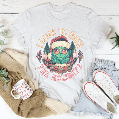 Camiseta "Me encanta odiar las fiestas"