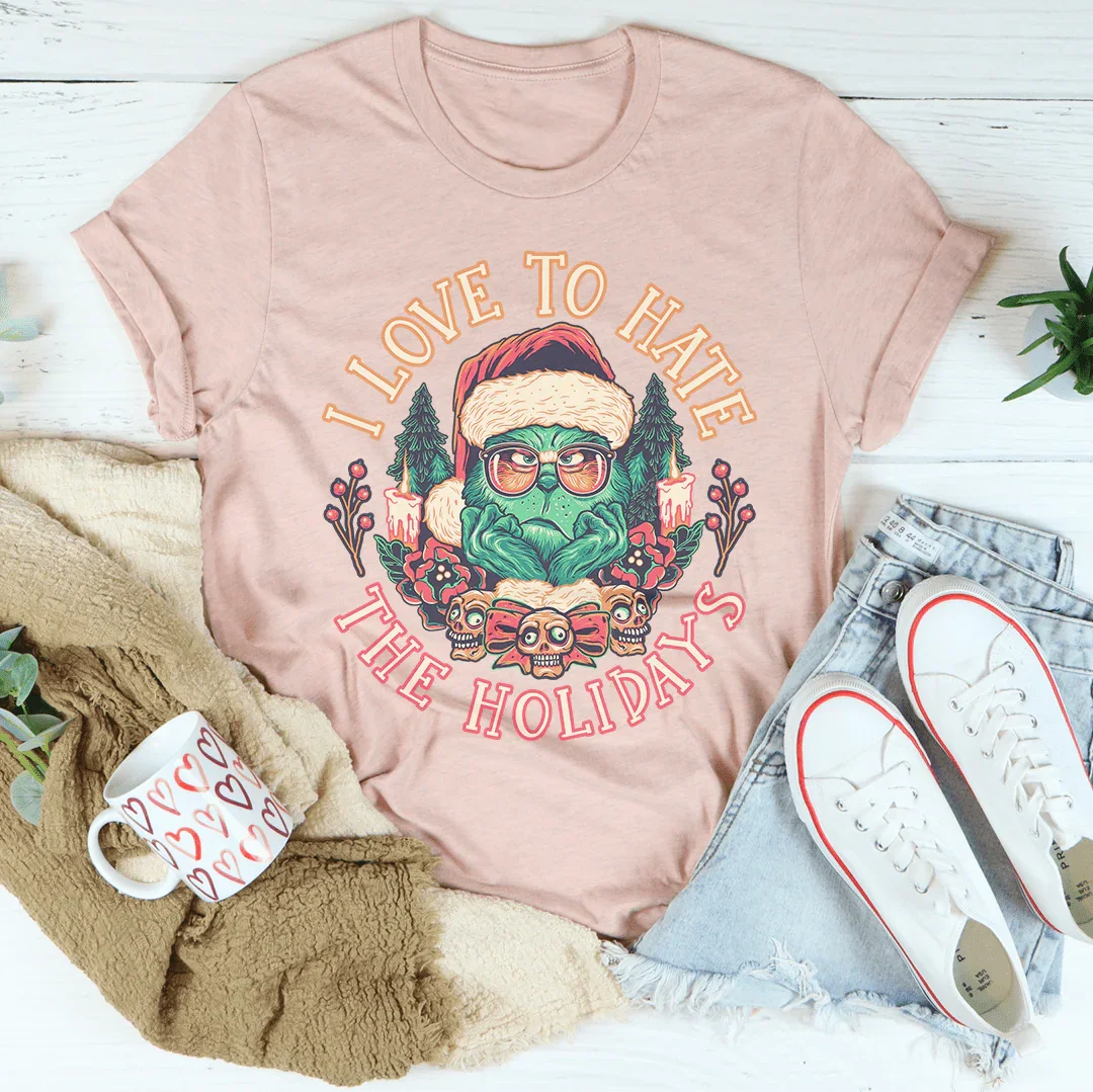 Camiseta "Me encanta odiar las fiestas"