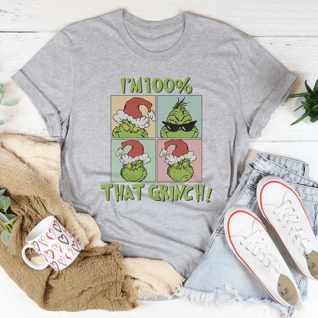 Soy 100% esa camiseta del Grinch
