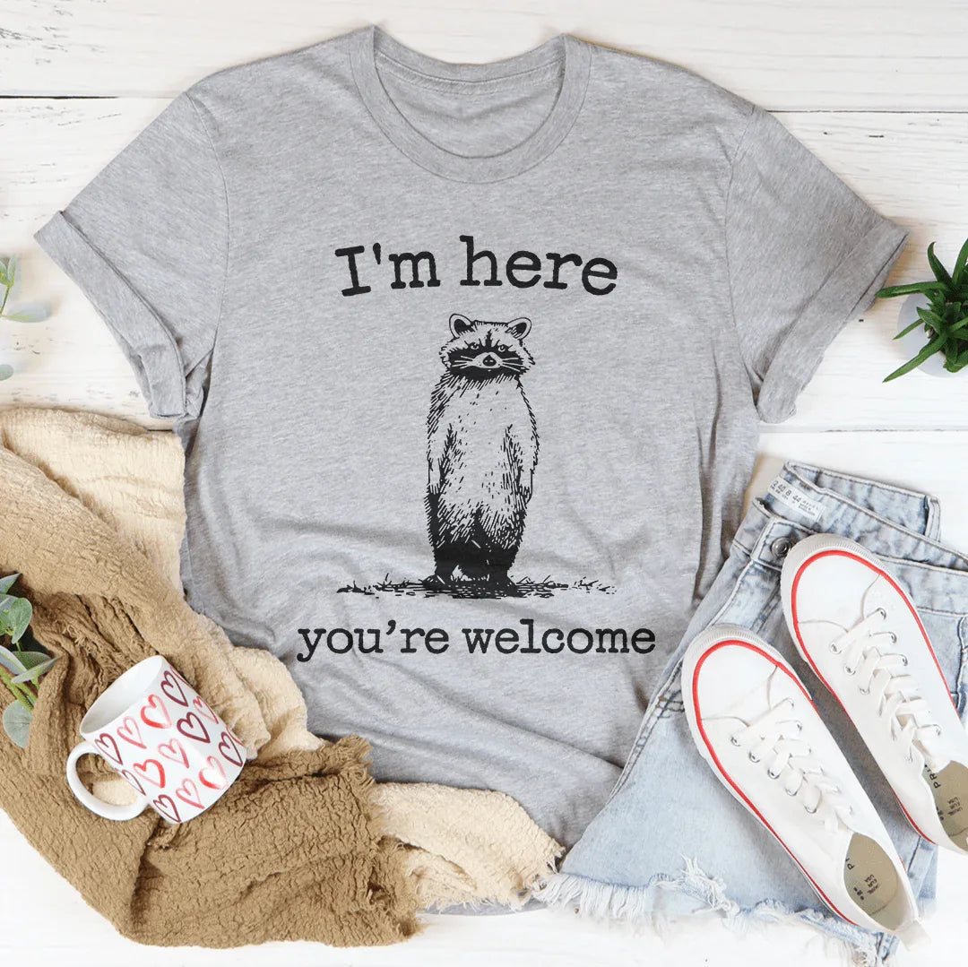 Camiseta Estoy Aquí, Eres Bienvenido