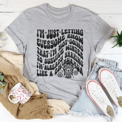 Chihuahua Vibes Winter T-Shirt