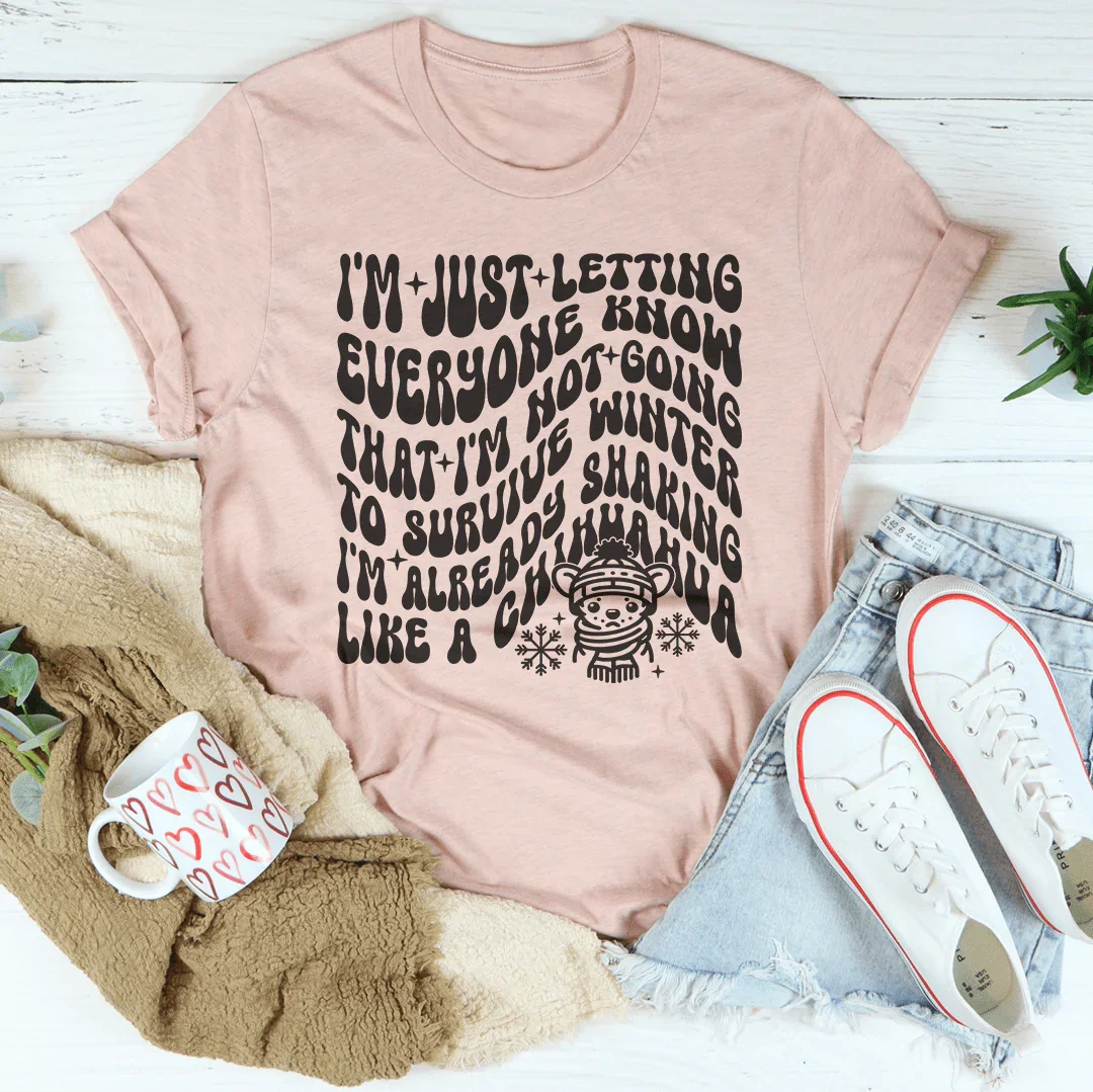 Chihuahua Vibes Winter T-Shirt