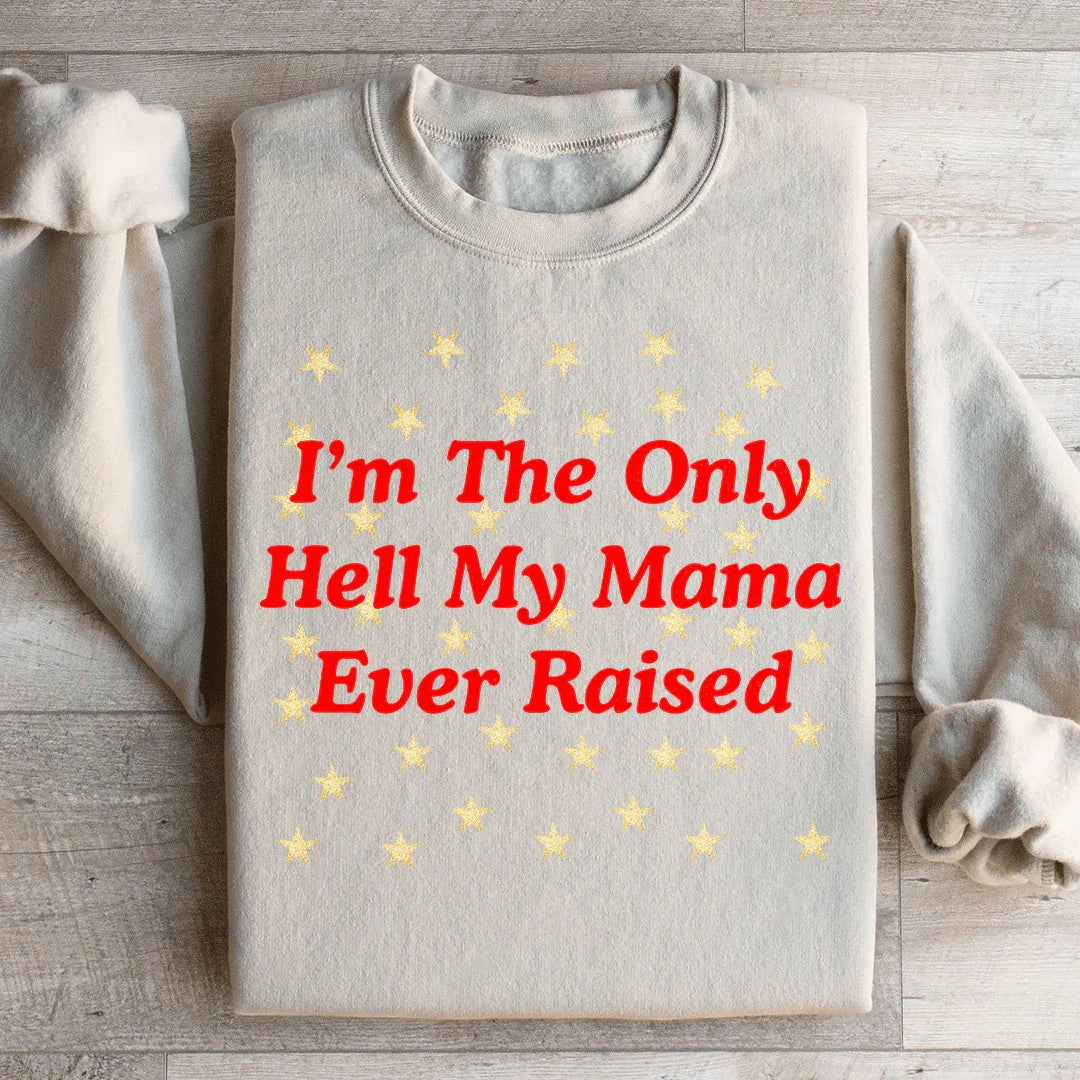 Je suis le seul enfer que ma mère ait jamais élevé Sweatshirt