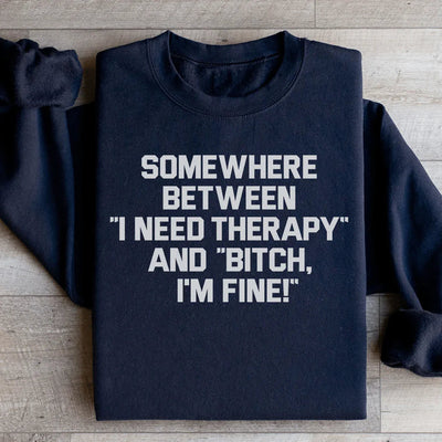 Sudadera Necesito Terapia
