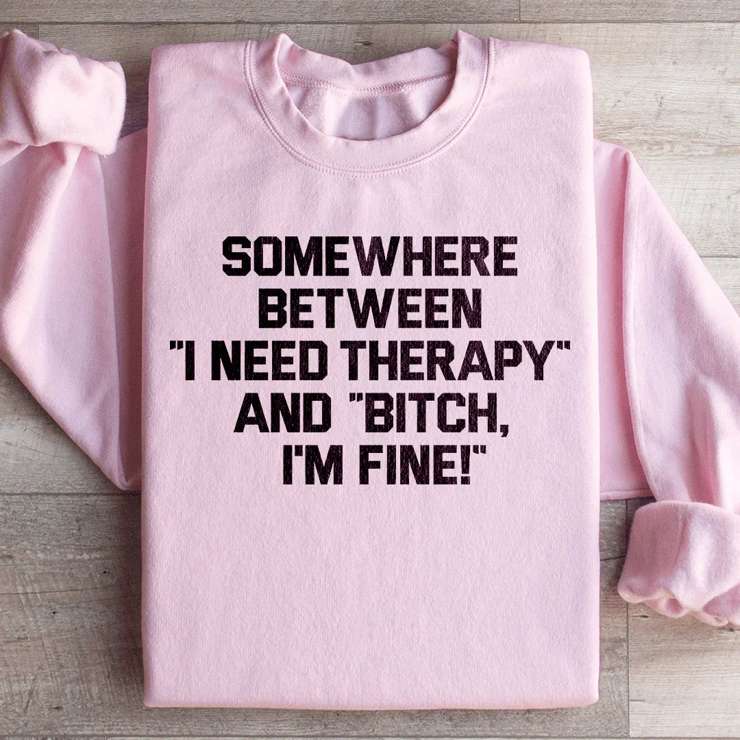 Sudadera Necesito Terapia