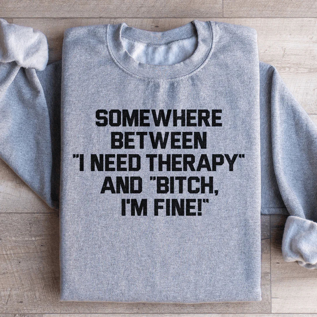Sudadera Necesito Terapia