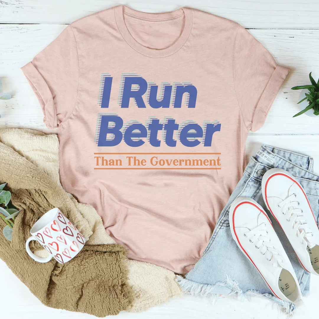 Corro mejor que la camiseta del gobierno