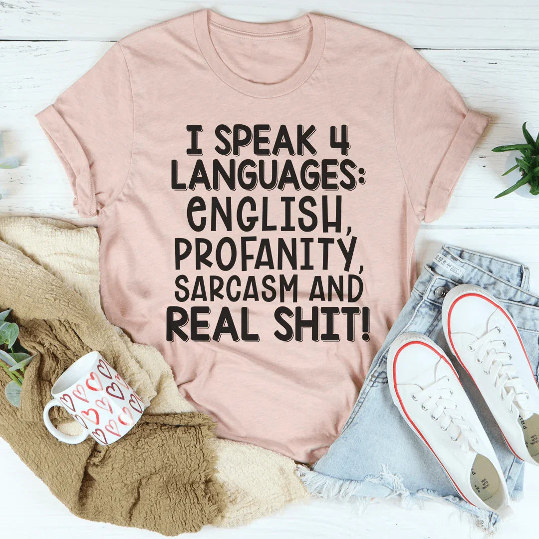Camiseta I Speak Four Languages