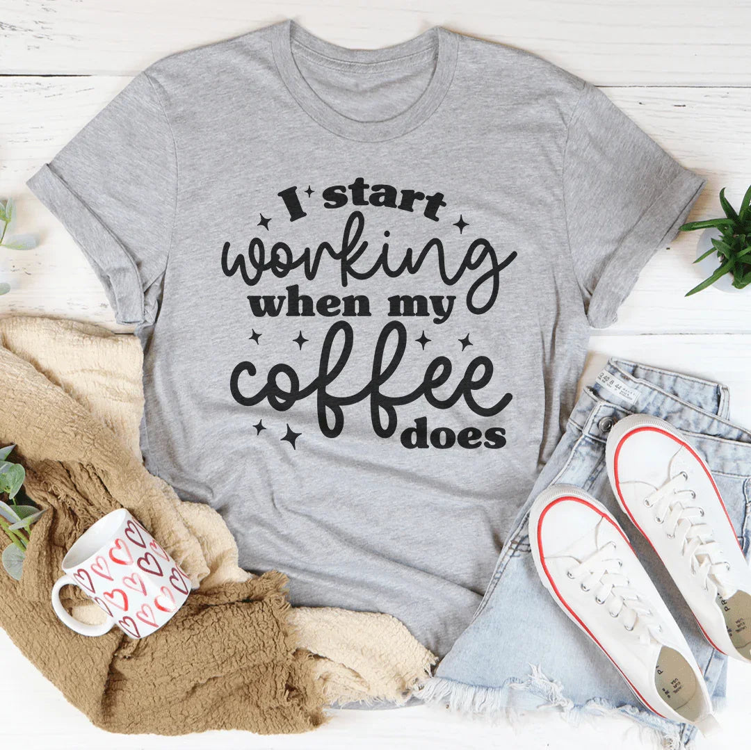 Empiezo a trabajar cuando mi café lo hace