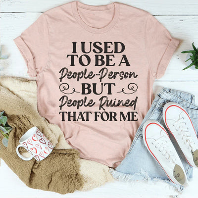 Camiseta "Yo solía ser una persona sociable"
