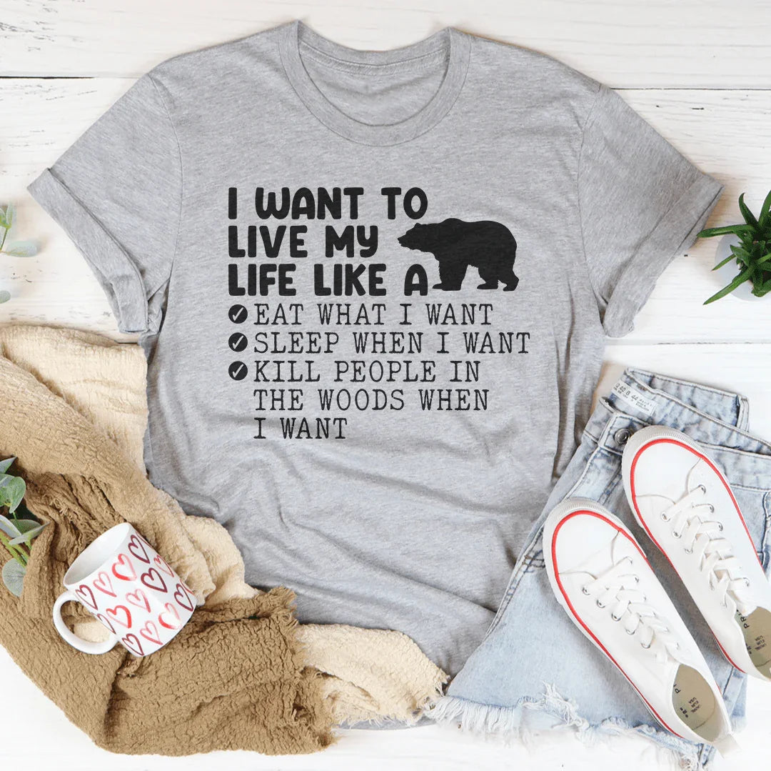 Quiero vivir mi vida como un oso