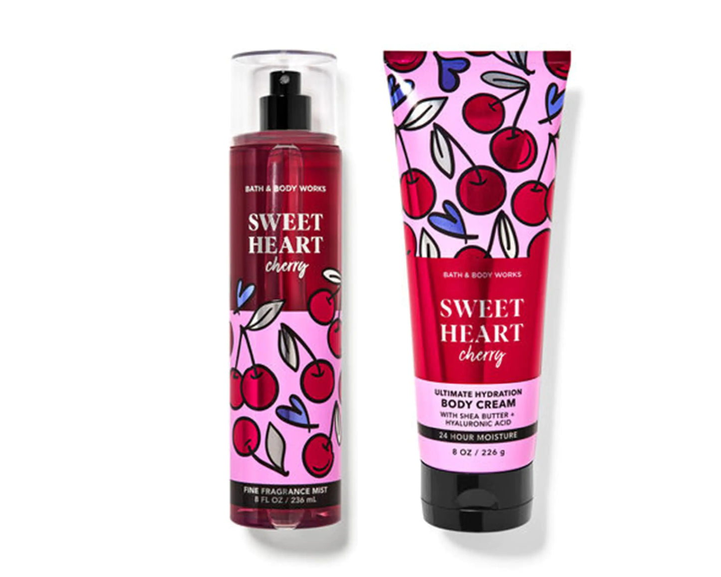 Dúo de Baño y Cuerpo SweetHeart Cherry - Set de 2 Piezas
