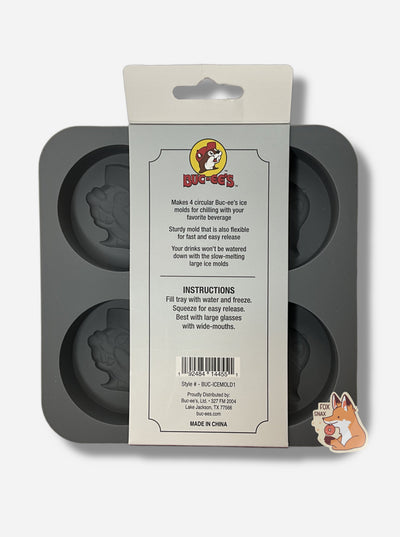 Bandeja de Molde de Hielo Buc-ee's para Cubos de Hielo Perfectamente Formados