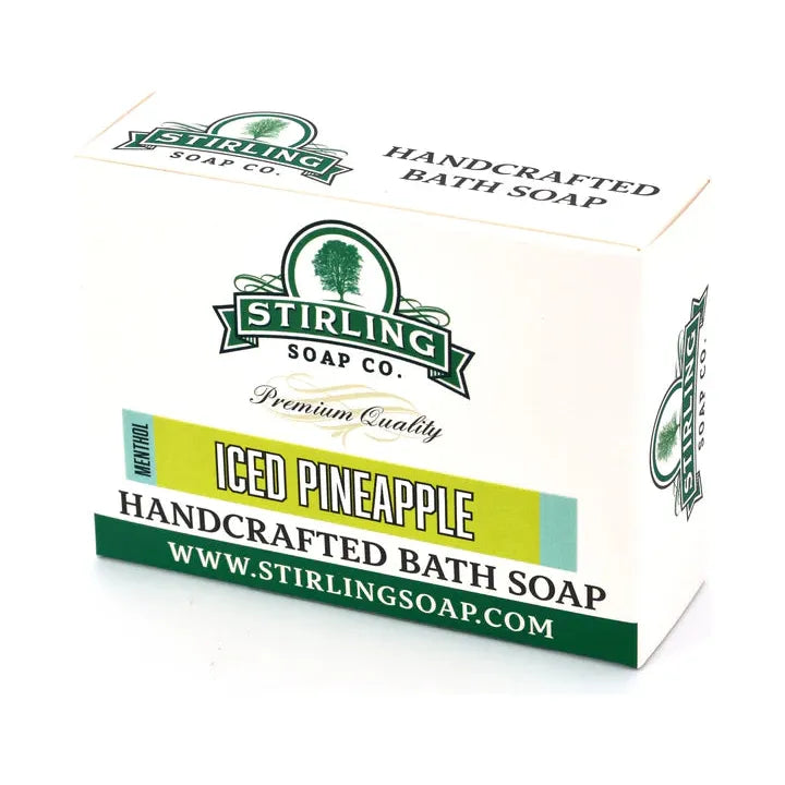 Jabón de Baño Mentolado de Piña Helada Stirling Soap Co. - 5.5 Oz