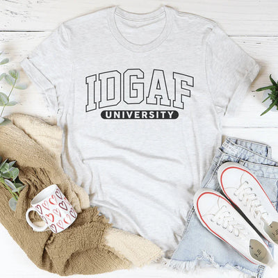 Camiseta de la Universidad Idgaf