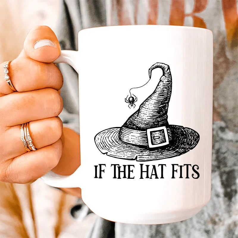 If The Hat Fits Ceramic Mug - 15 oz Premium Drinkware