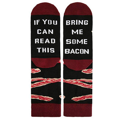 IF YOU CAN READ THIS Autumn And Winter Socks Mid Tube Socks Letter Pattern Midfield Socks - Korvel