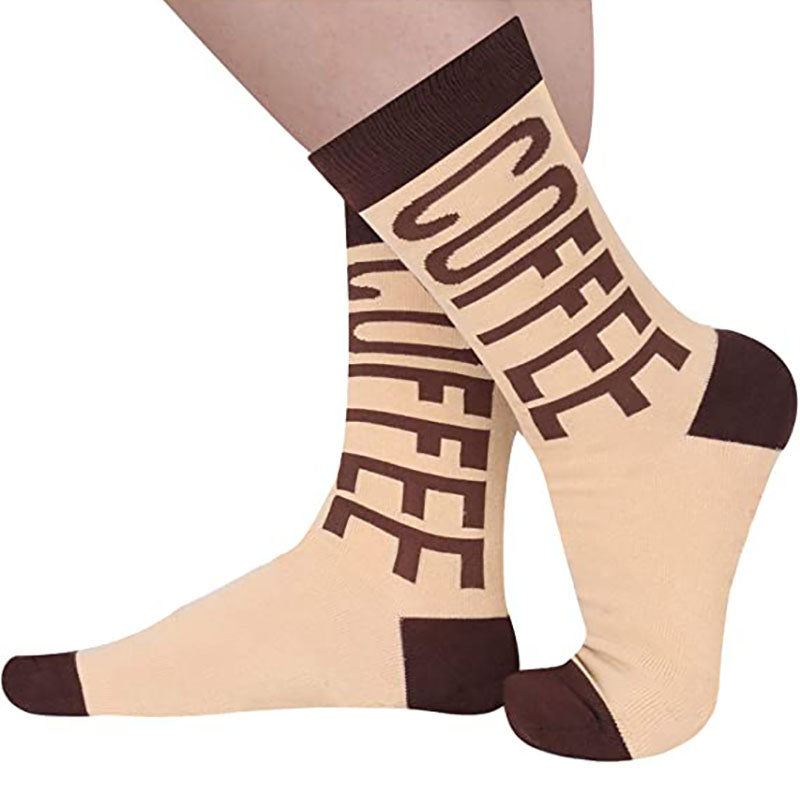 IF YOU CAN READ THIS Socks European And American Mid Tube Socks Letter Casual Winter Socks - Korvel