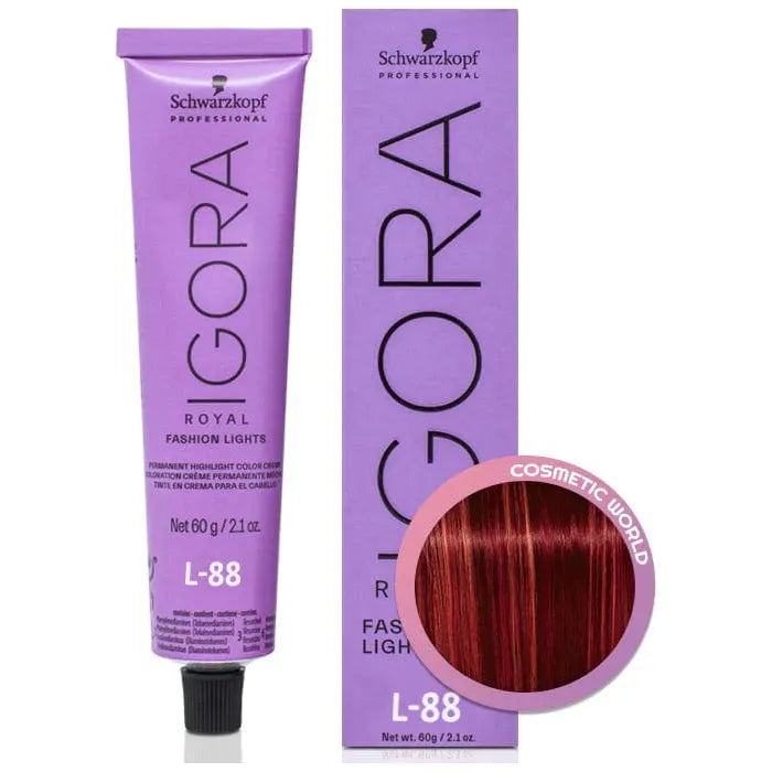 Schwarzkopf Igora Royal Fashion Lights Color de Cabello L-88 2.1oz
