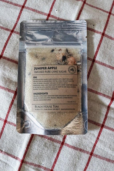 Juniper Apple infused artisan culinary sugar - Korvel