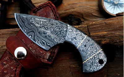 Premium Handmade Damascus Steel EDC Knife - Korvel