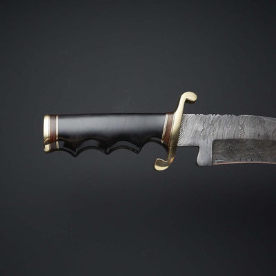 Premium Custom Damascus Steel Bowie Knife - Korvel