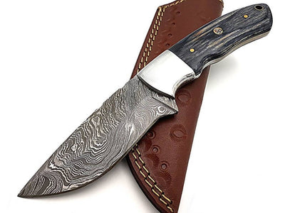 Premium Custom Damascus Steel Hunting Knife - Korvel