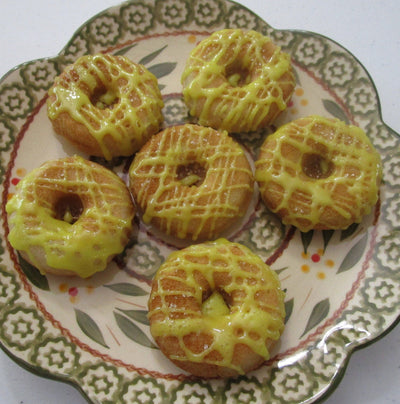 Lemon Iced Mini Donuts - Gluten Free & Vegan Treats