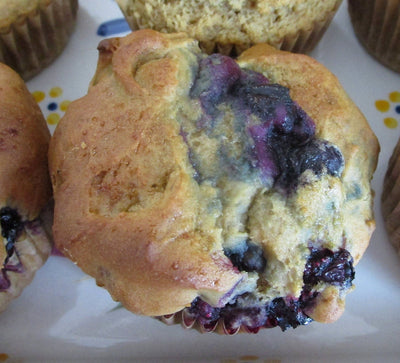 Muffins de Arándano Sin Gluten - Vegano y Sin Lácteos