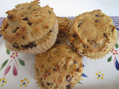 Muffins de Chocolate con Chips Sin Gluten - Veganos y Sin Lácteos