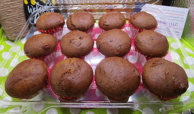 Mini Muffins de Doble Chocolate - Sin Gluten y Veganos