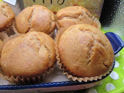 Gluten Free High Protein Cinnamon Roll Muffins - Dairy Free & Vegan