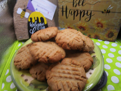 Organic High Protein Peanut Butter Cookies - Gluten Free & Vegan