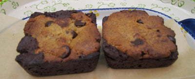 Premium Vegan Brookie Brownie - Gluten Free & Low Calorie Dessert Bar