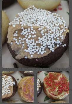 Gluten Free Mini Donuts with Maple Cream Frosting
