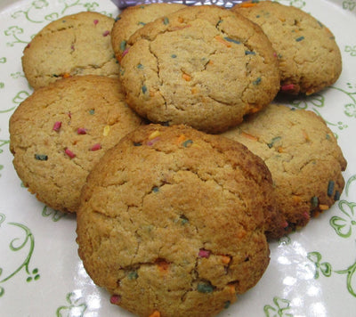 Premium Vanilla Birthday Cake Protein Cookies - Gluten Free & Vegan