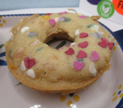 Gluten Free Valentine Heart Donuts - Vegan & Nut Free