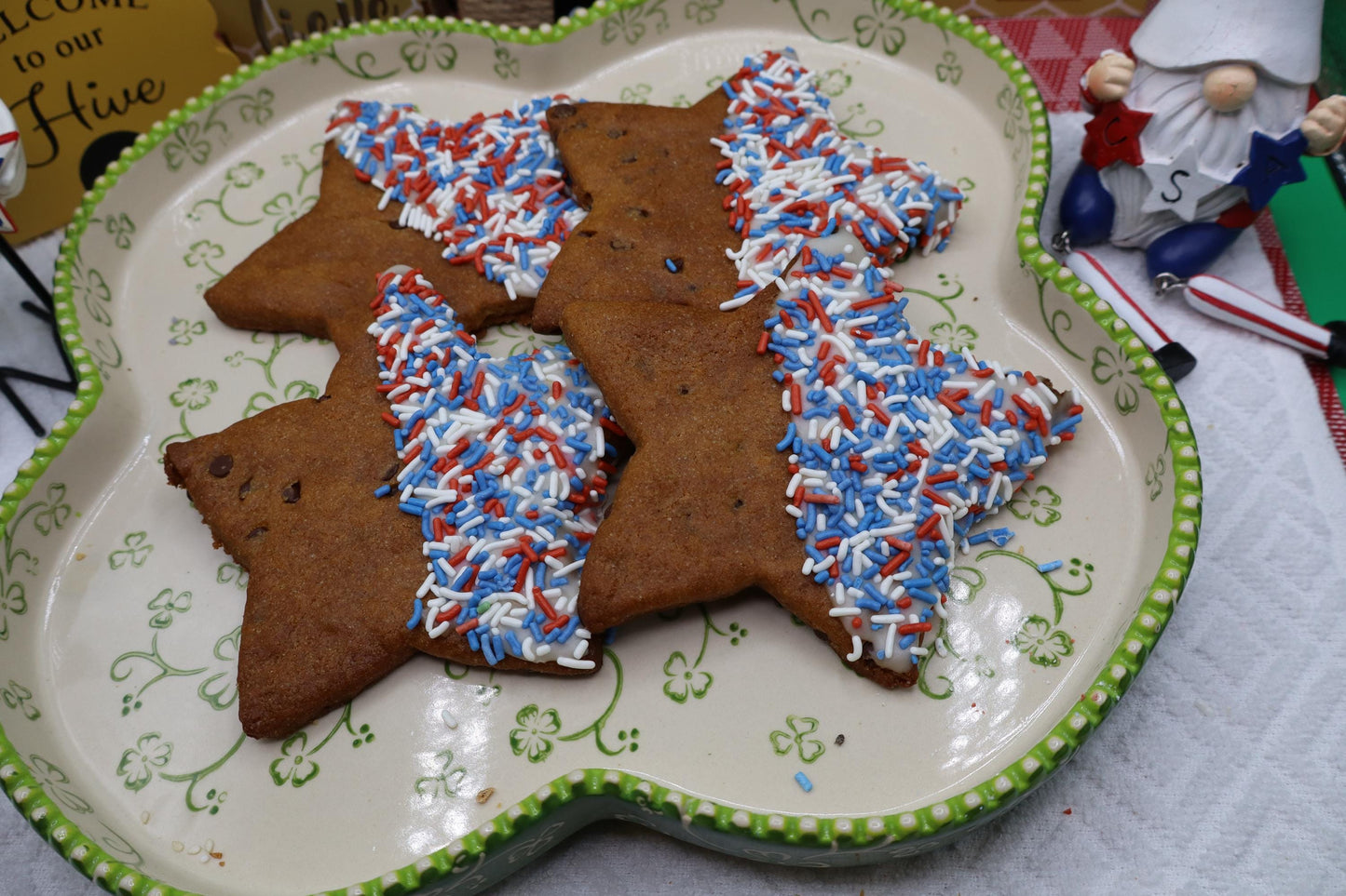 Échantillon de boîte de pâtisserie pour le Memorial Day - Options sans gluten et véganes