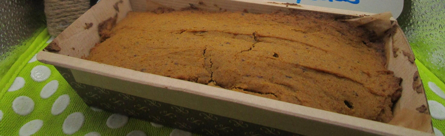 Pain à la citrouille biologique sans sucre - Sans gluten et végan