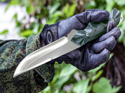 Premium D2 Steel Hunting Knife with G10 Handle - Korvel