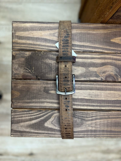 Stylish Snake-Embossed Men's Belt by Twisted X - Korvel