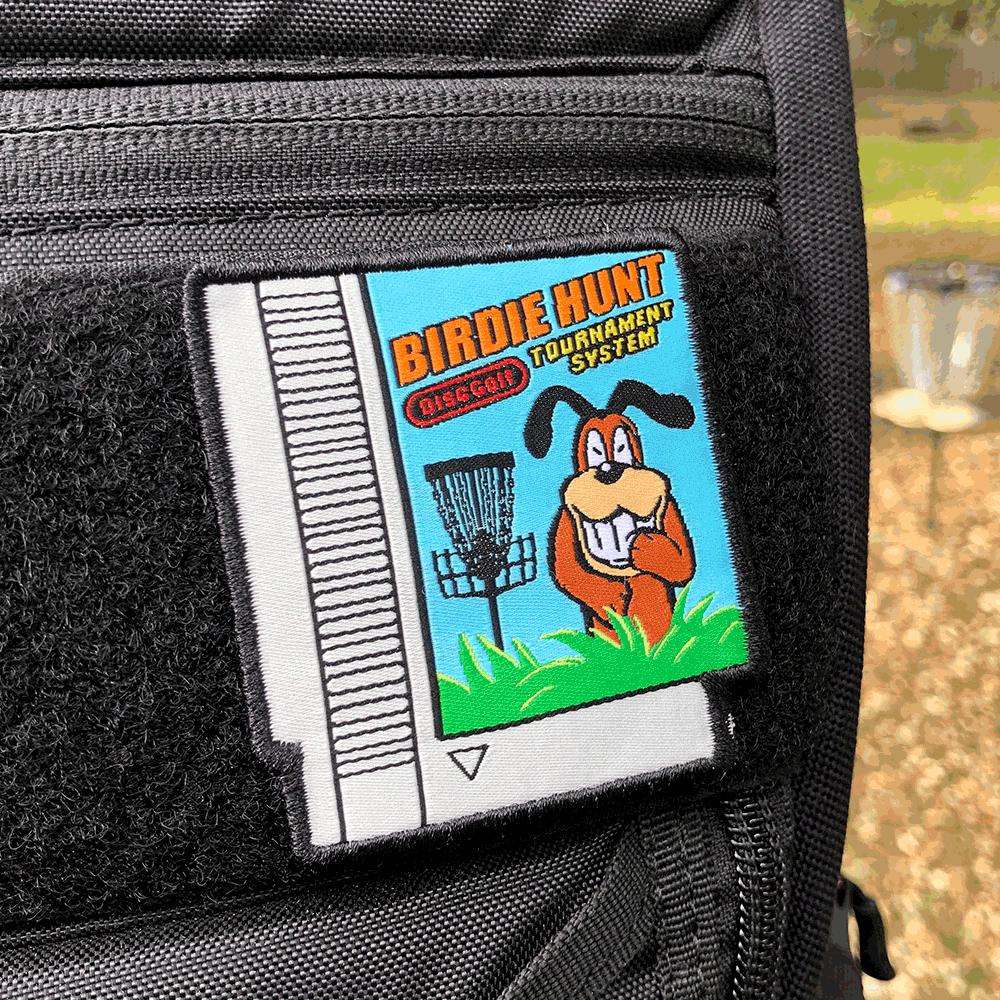 Parche de Velcro Birdie Hunt para Entusiastas del Disc Golf